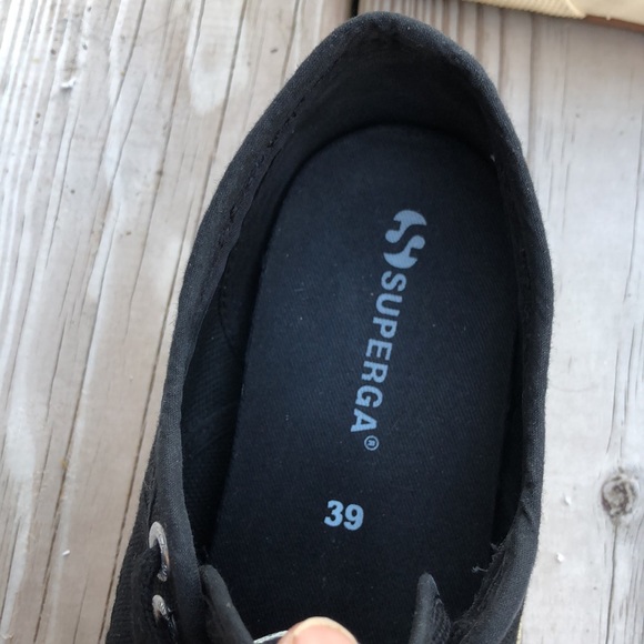 SUPERGA Canvas Platform Wedge Sneakers - Picture 8 of 11